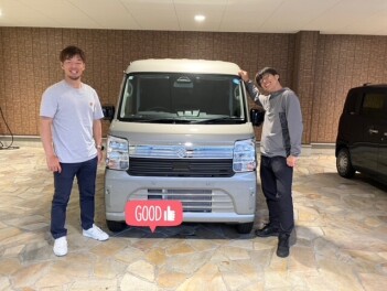 エブリイご納車させていただきました！！